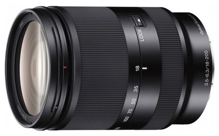 Sony 18-200mm E-mount lens